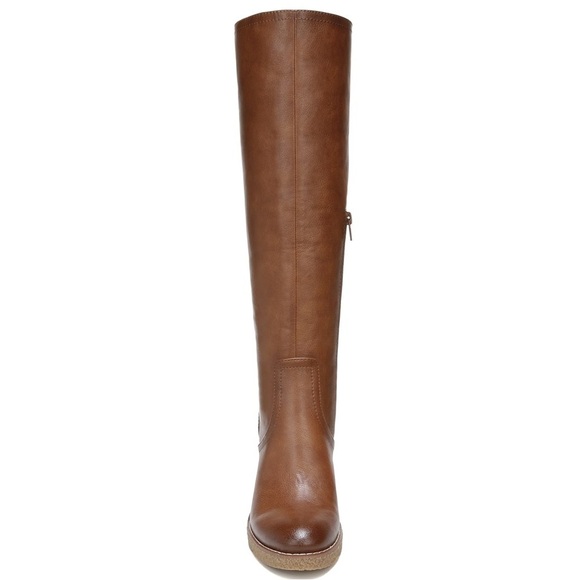 NWOT Zodiac Iggy Knee High Wedge Boot Size: 8.5 Color: Cognac - Picture 4 of 14